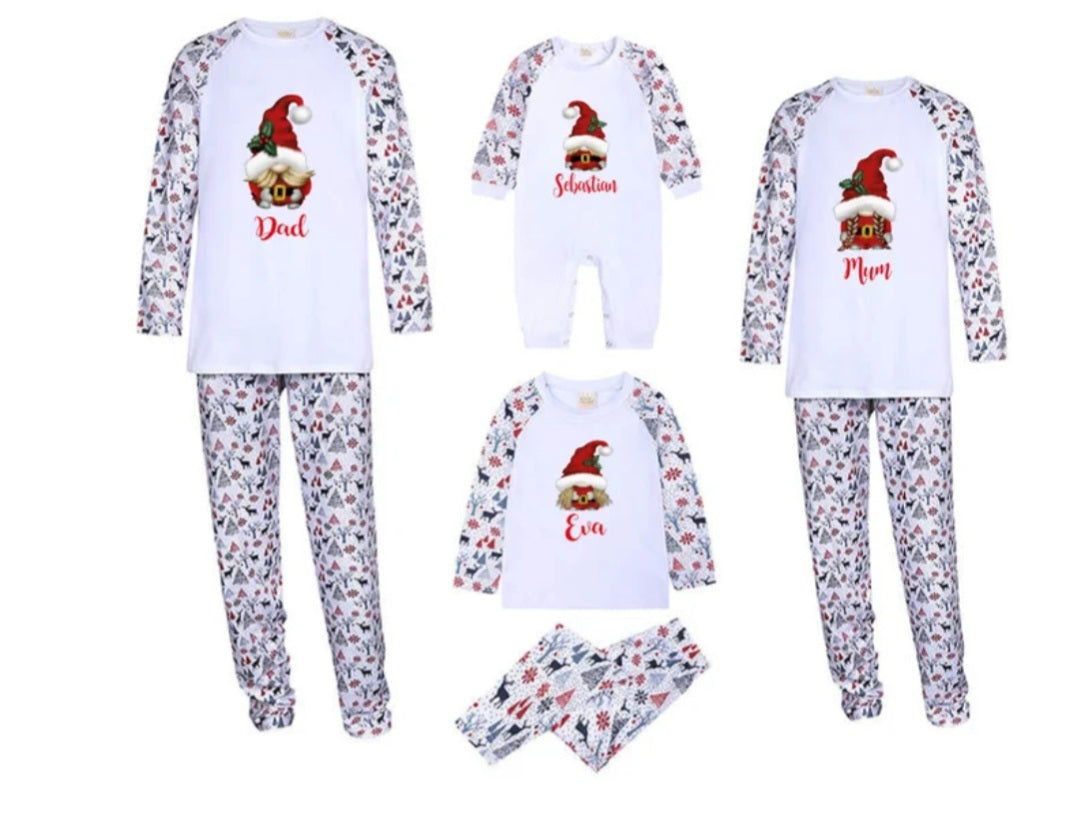 Personalised Gonk Matching Family Christmas Pyjamas Flourish Store Gifts