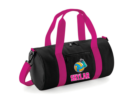Netball kit bags in multiple colours with personalisation