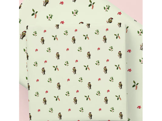 Robin Christmas Wrapping Paper
