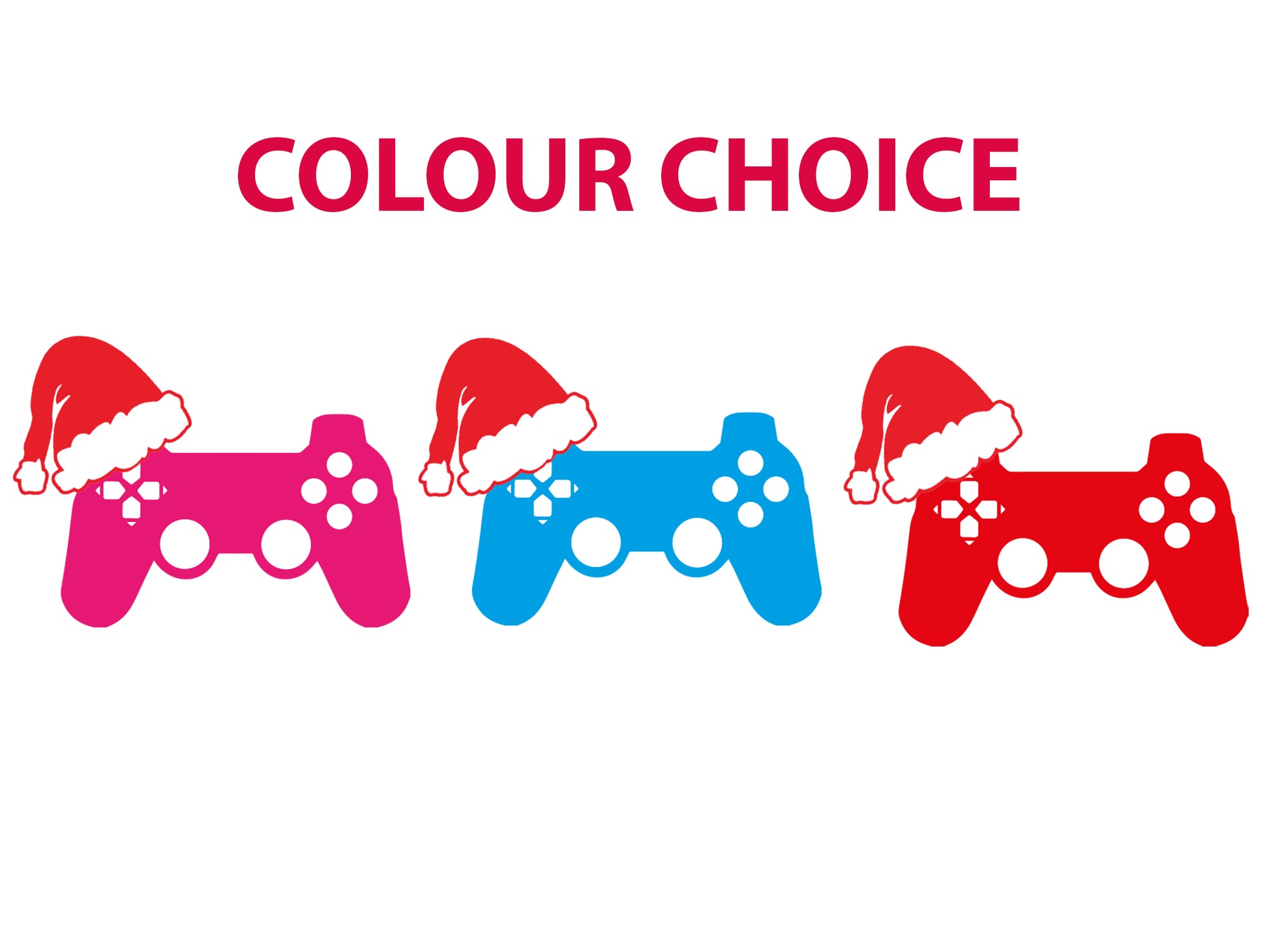 Personalised gamer Christmas jumper in alternative colour