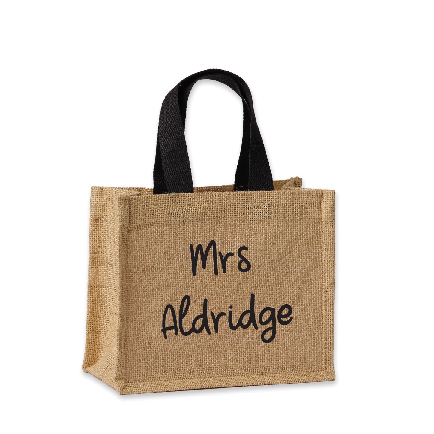Teacher tote bags in natural and black colour options