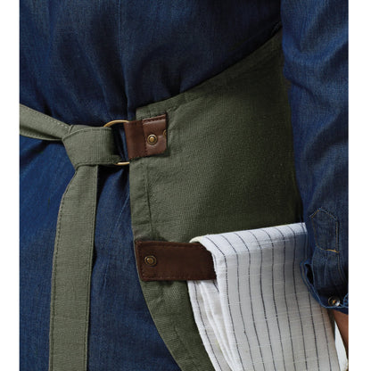 Embroidered aprons in multiple colour options for men and women