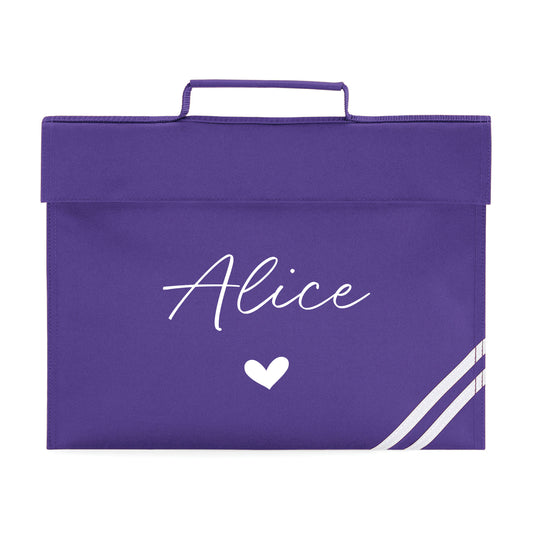 Personalised Book Bag with name