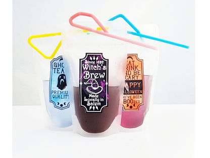 Halloween drink pouch
