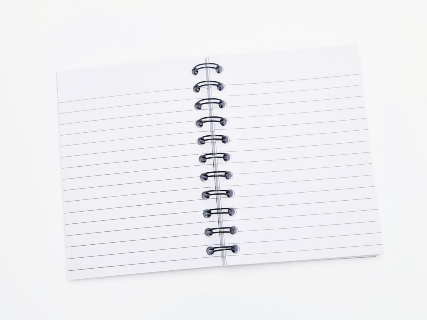 Interior blank pages of personalised kraft teacher notebook