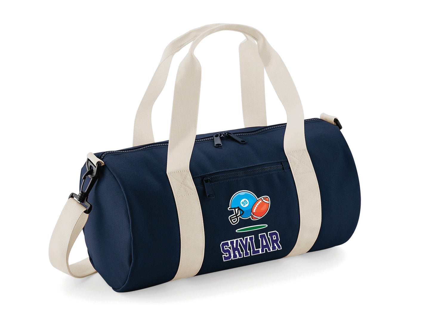 Rugby kit bags in multiple colours with personalisation options