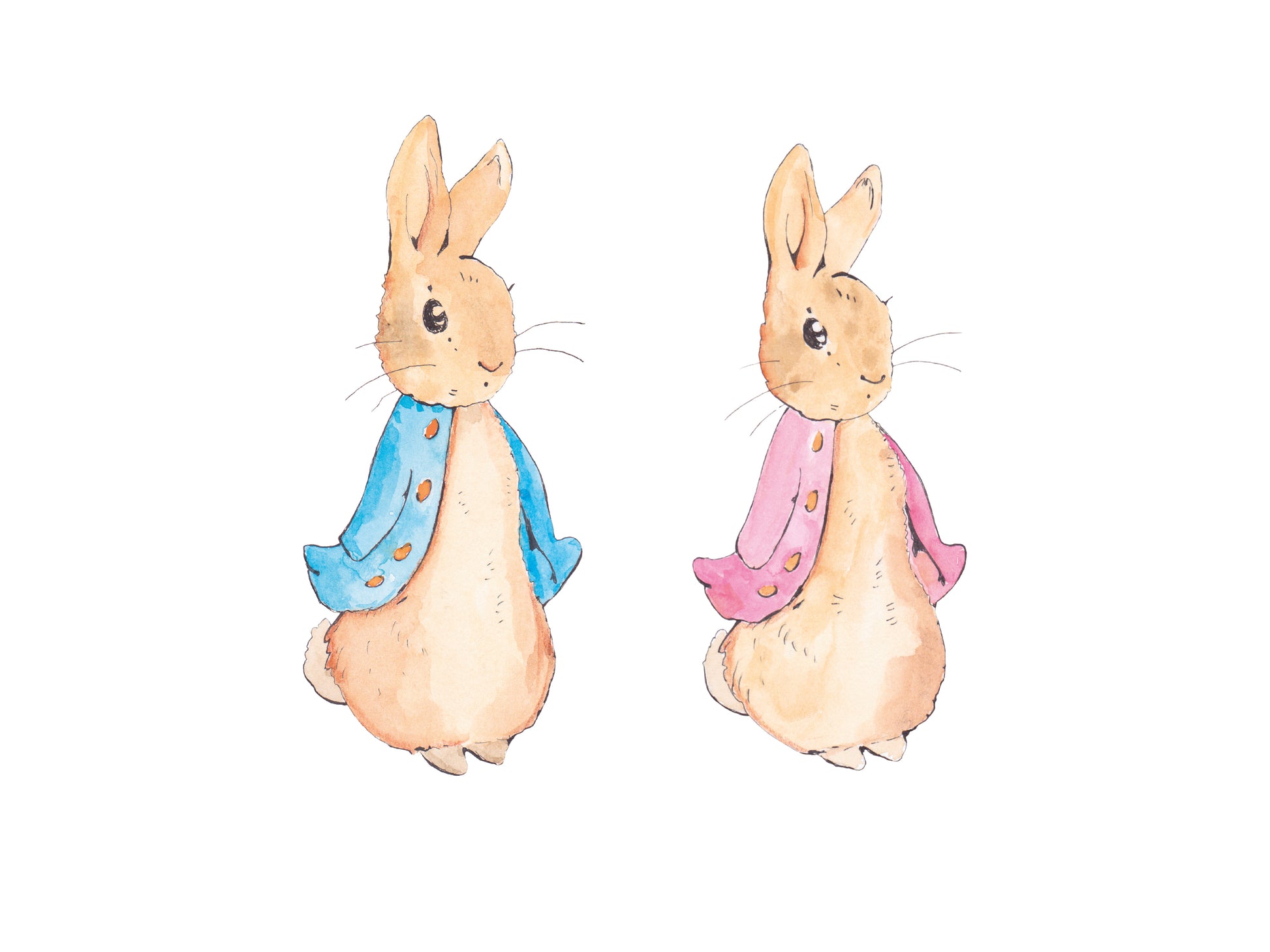 Peter Rabbit backpack detail from personalised school bag set