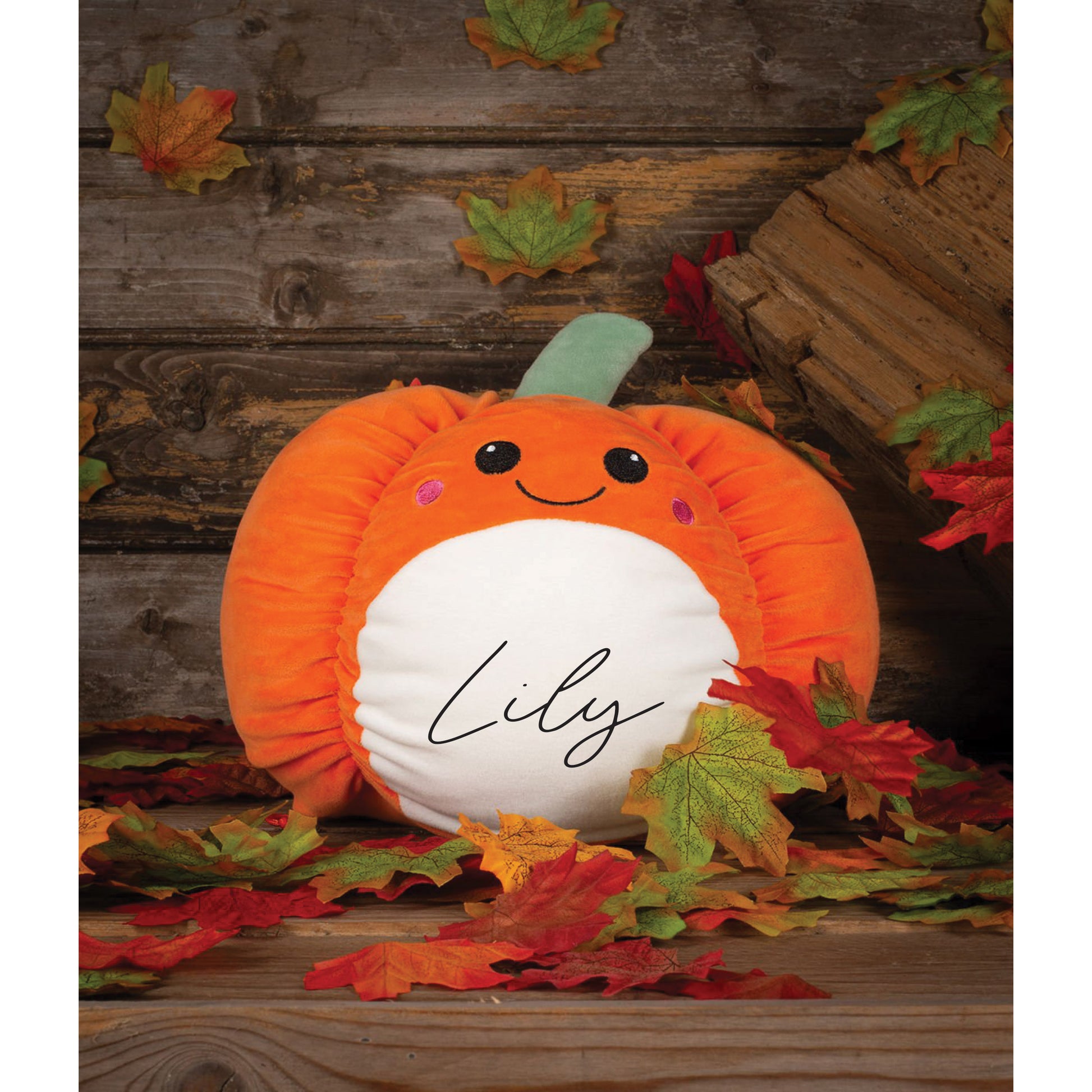 Plush Halloween ghost with personalised name in alternative style