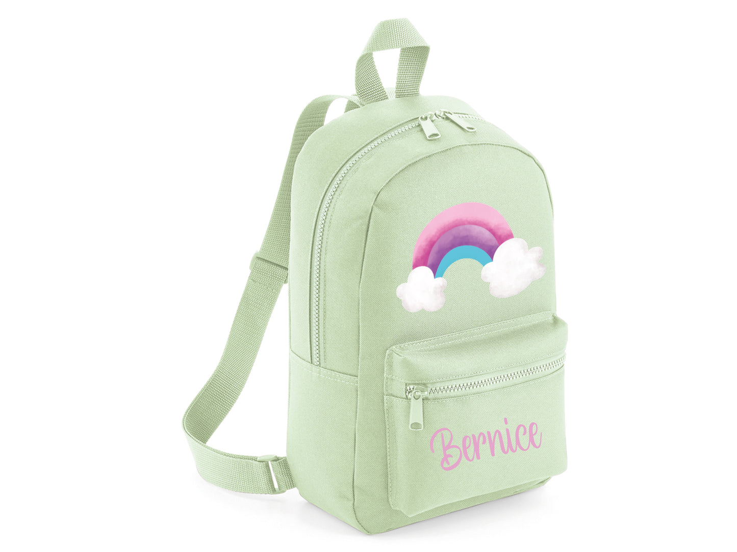 Personalised Rainbow School bag Backpack