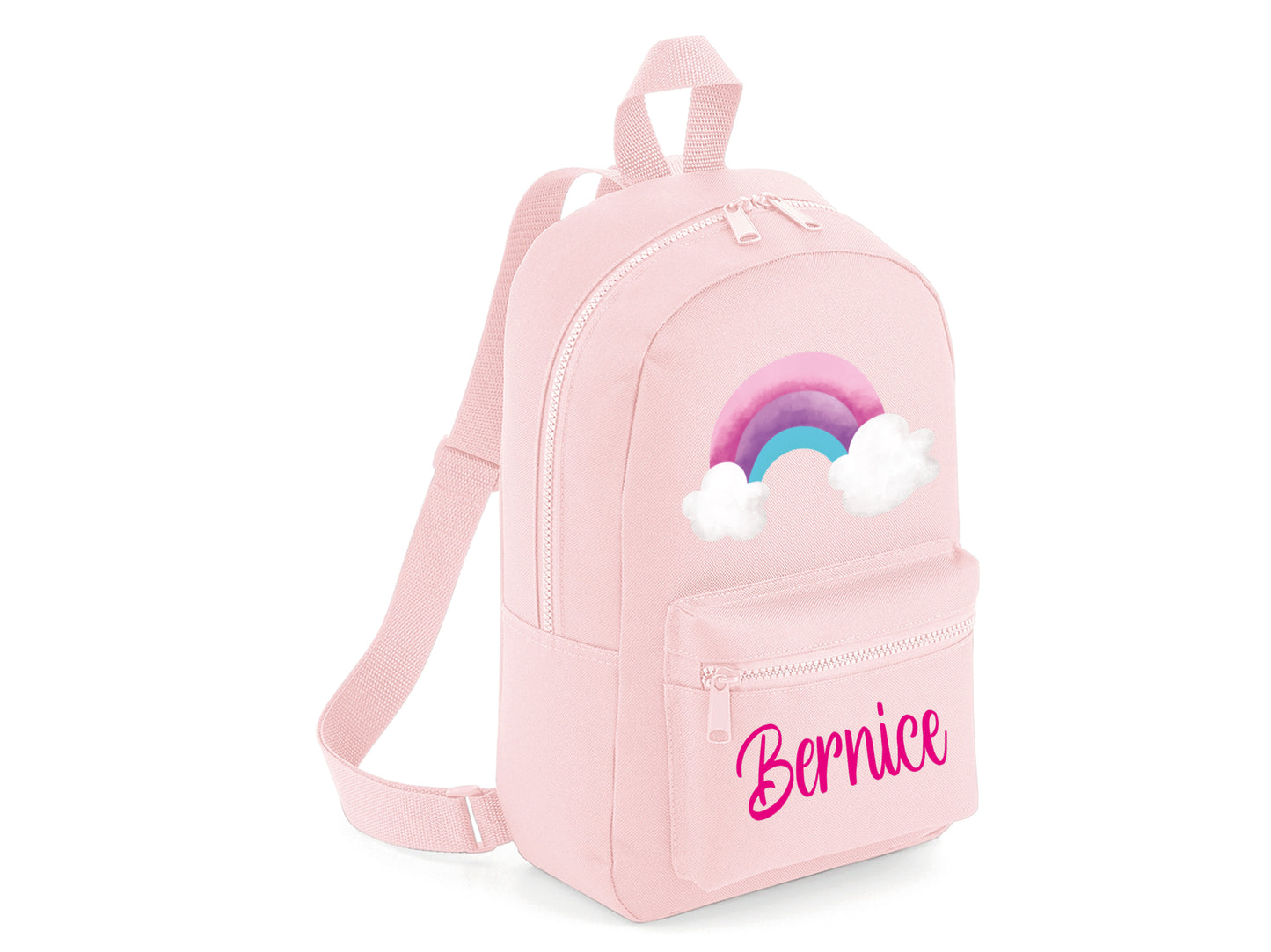 Personalised Rainbow School bag Backpack