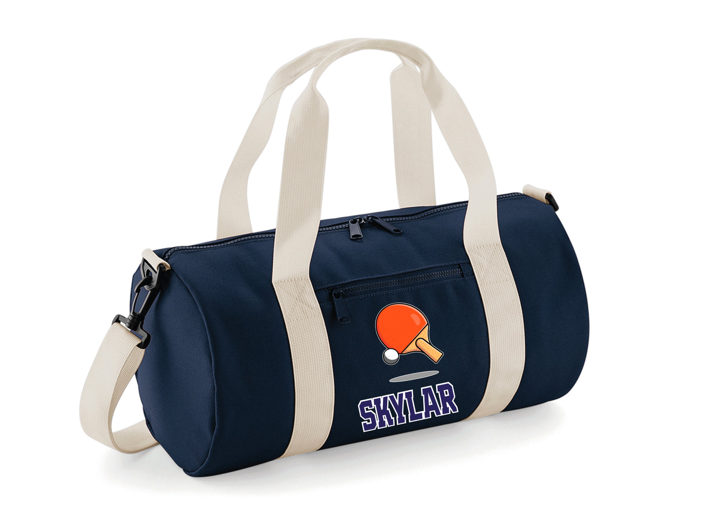 Mini and large table tennis kit bags shown together