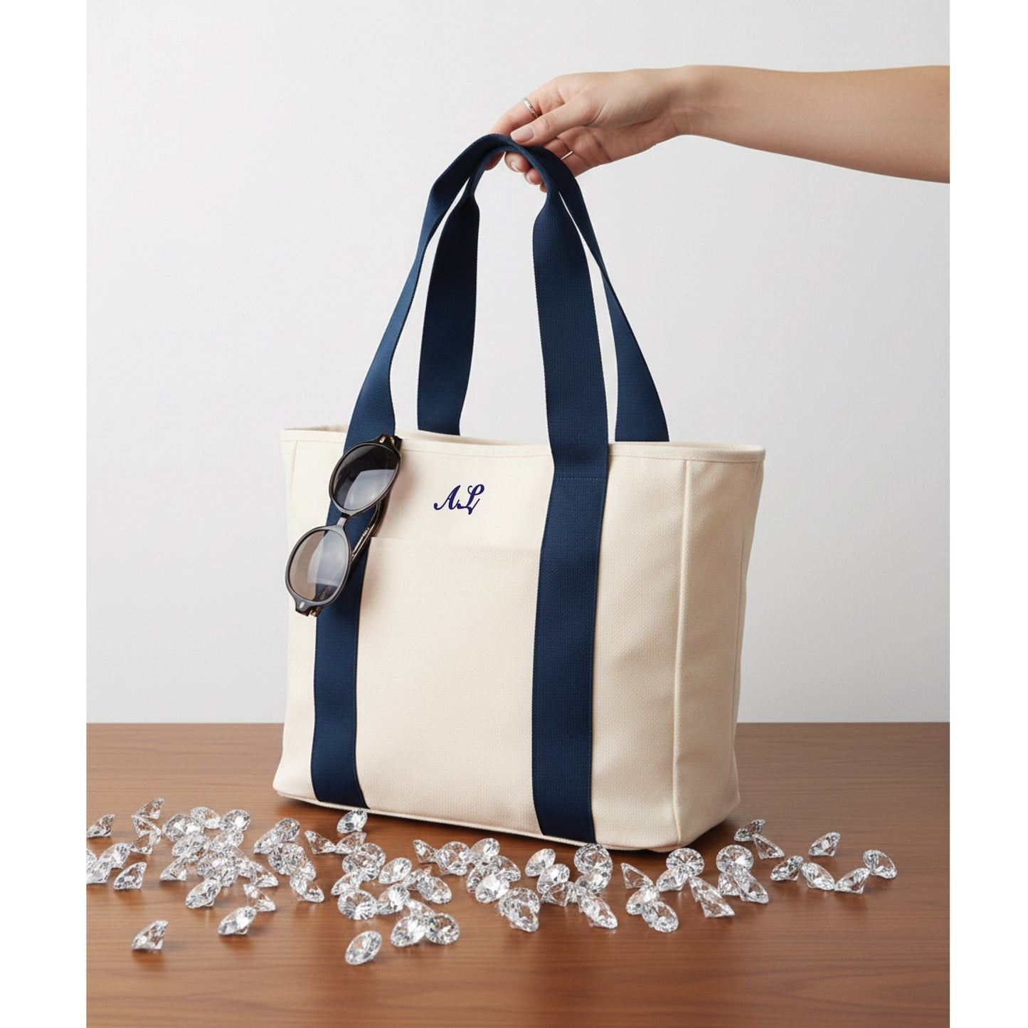 Custom Embroidered Tote Bag