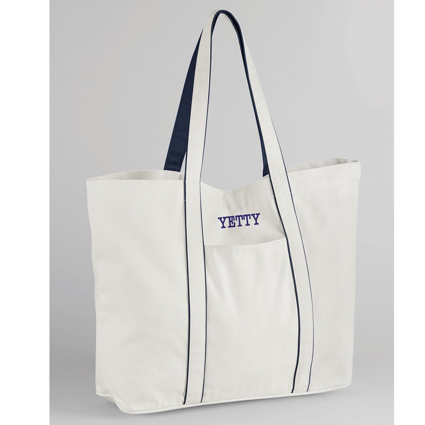 Embroidered tote bags in multiple colour options