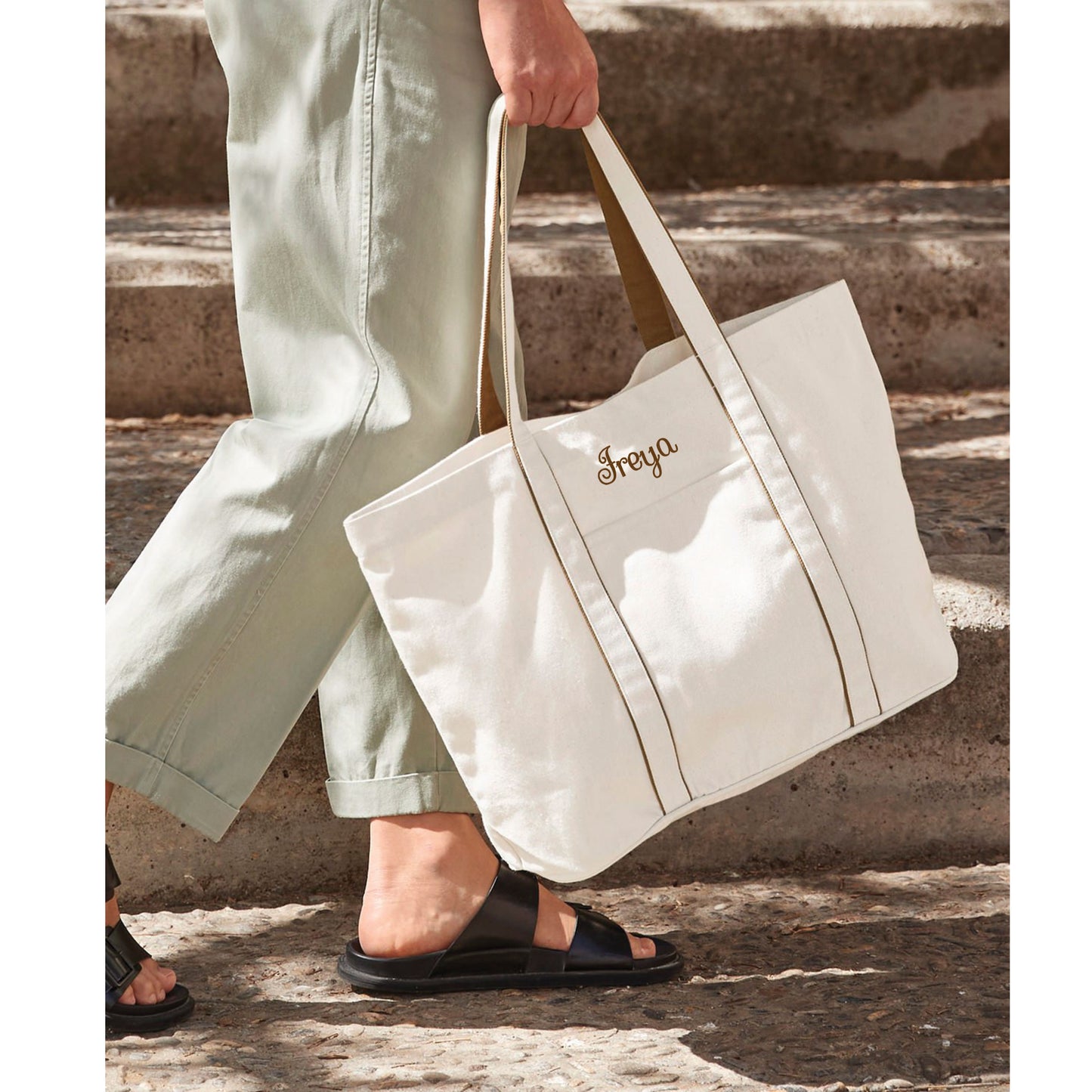 Custom Embroidered Tote Bag
