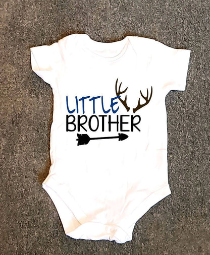 Matching brother t-shirts displayed together showing family position sibling designs
