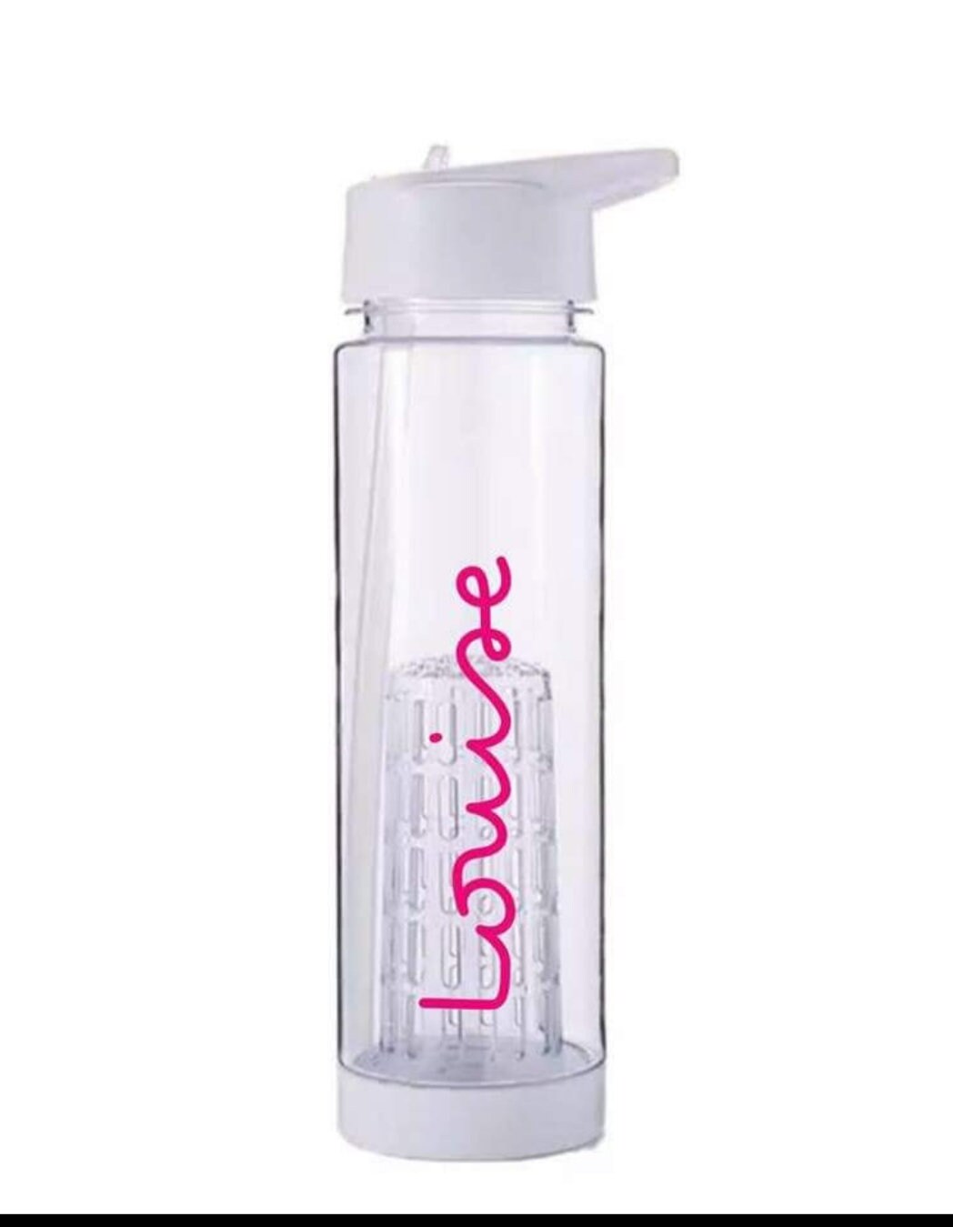Personalised water bottles available in multiple colours with custom name and font options