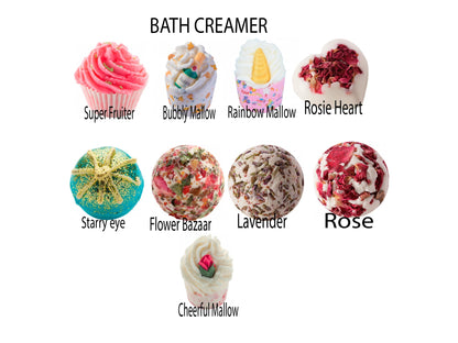 Natural vegan bath products and sweetie jar in personalised new mum gift box