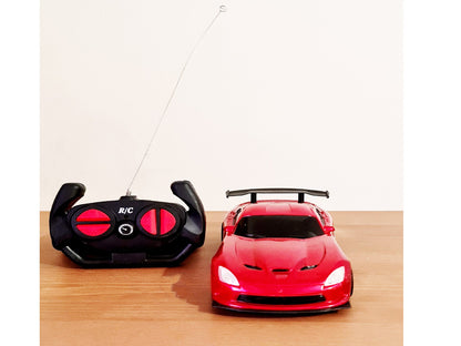 Personalised copper remote control car showing die-cast metal construction and name